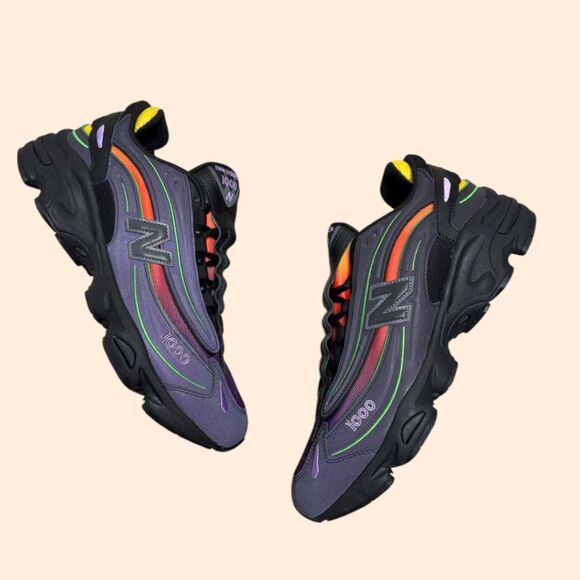 New Balance 1000 Reflective Black Sneakers - Picture 1 of 10